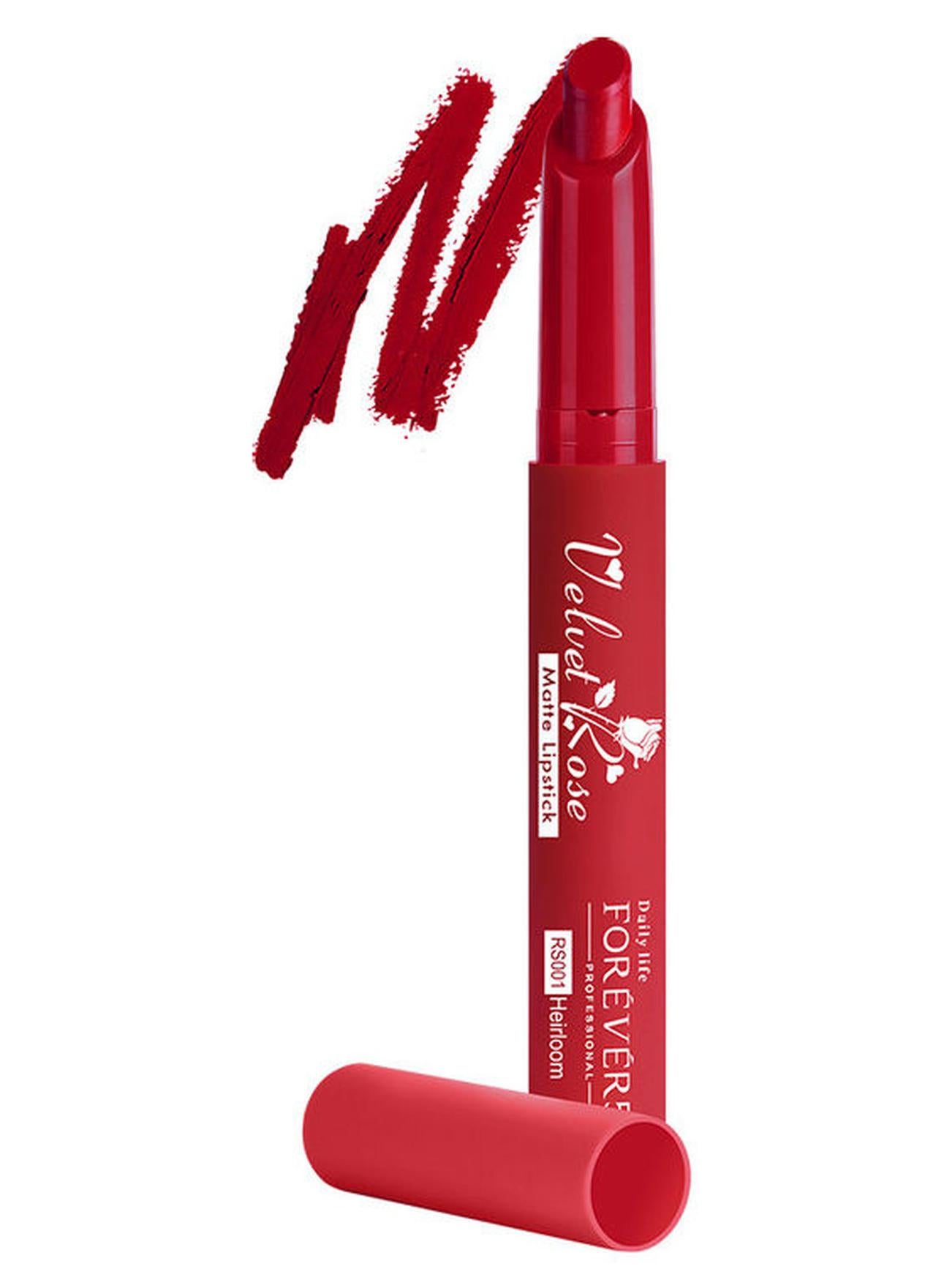 Velvet Rose Matte Lipstick Dark Red