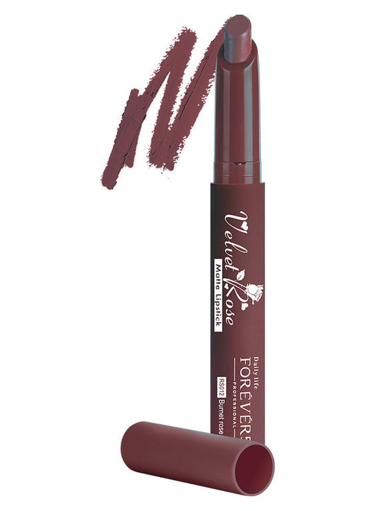Velvet Rose Matte Lipstick (Burnet Rose) Brown