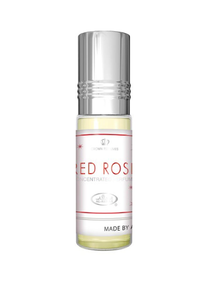 6-Piece Red Rose Concentrated Perfume Oil Without Alcohol 6ml