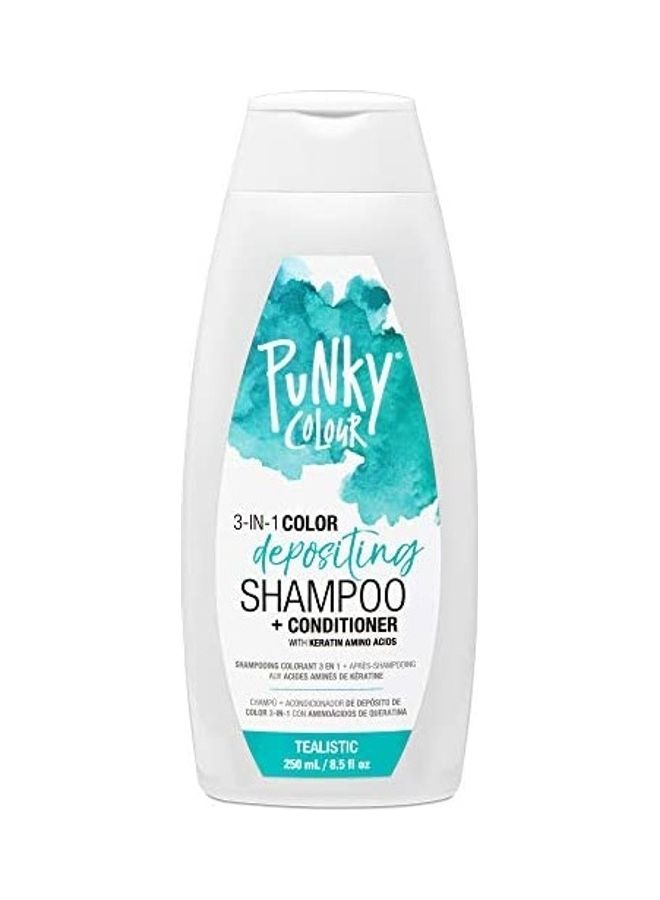 Tealistic 3-In-1 Color Depositing Shampoo And Conditioner 6.97inch