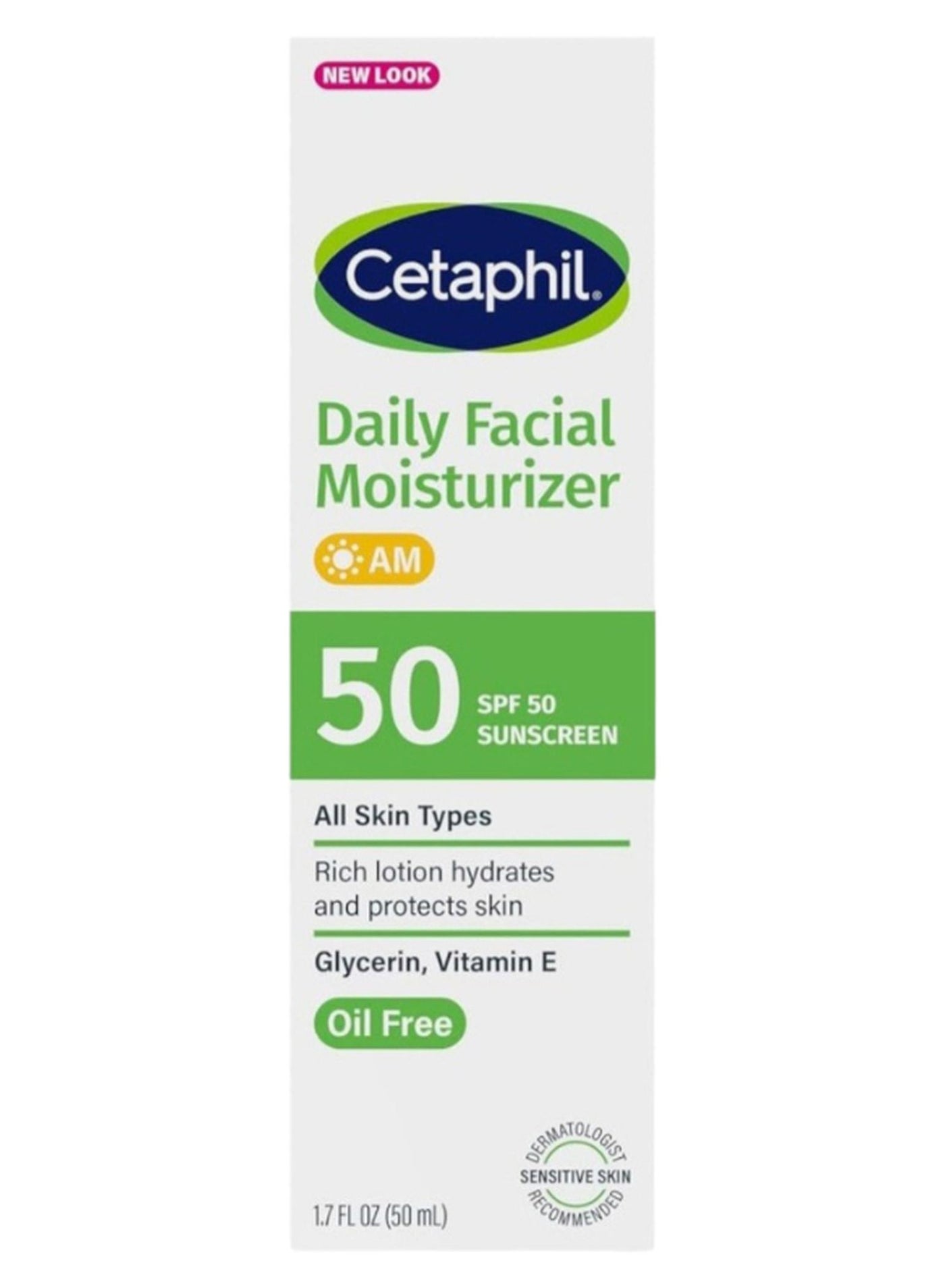 Daily Facial Moisturizer With Sunscreen Spf 50 (50Ml) 50ml