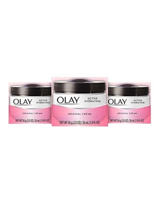 Pack-3 Active Hydrating Cream Face Moisturizer 56ml