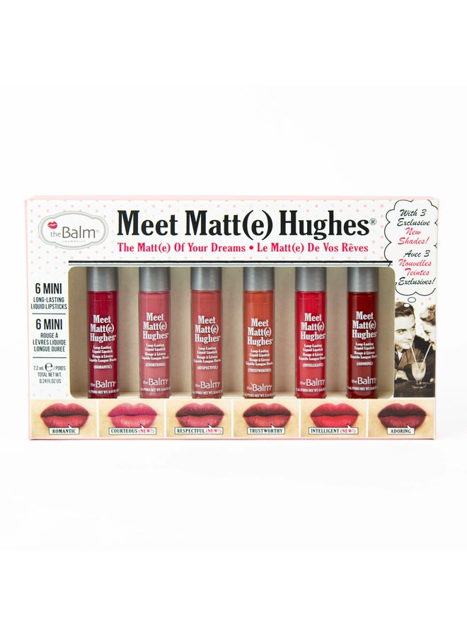 Meet Matte Hughes pack of 6 Mini Liquid Lipstick vol. 12 Multicolour