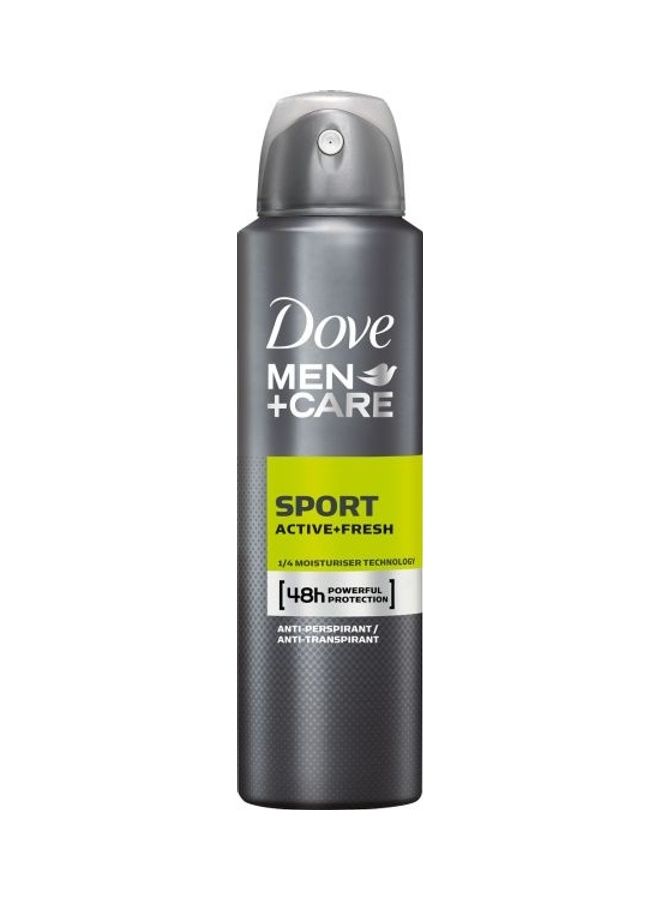Men Plus Care Sports Fresh Deodorant Spray Clear 250ml