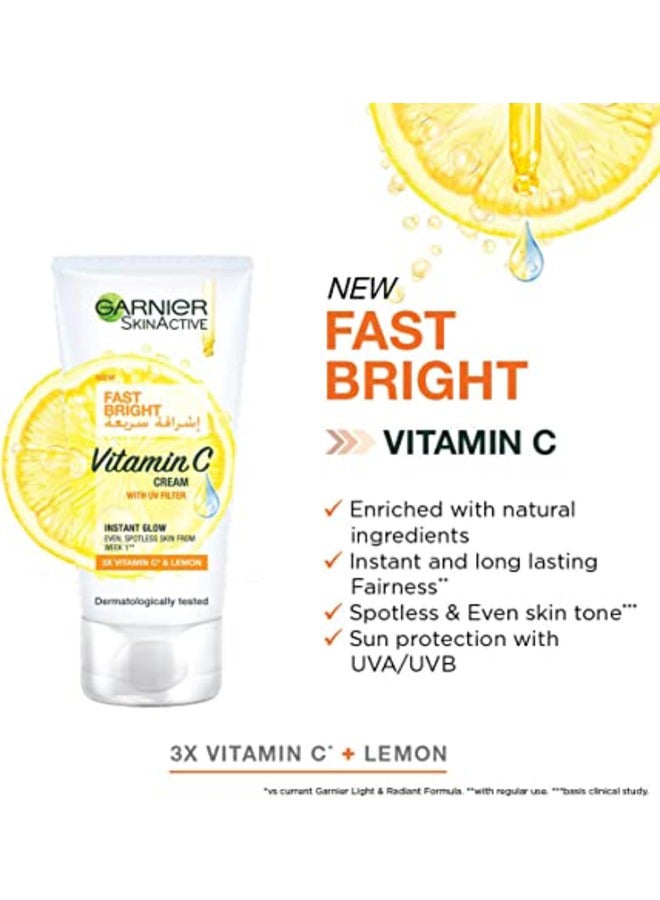 Fast Bright Vitamin C Cream Instant Glow 100ml - image 2