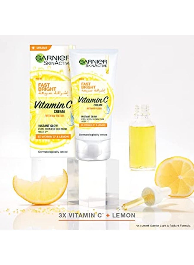 Fast Bright Vitamin C Cream Instant Glow 100ml - image 4