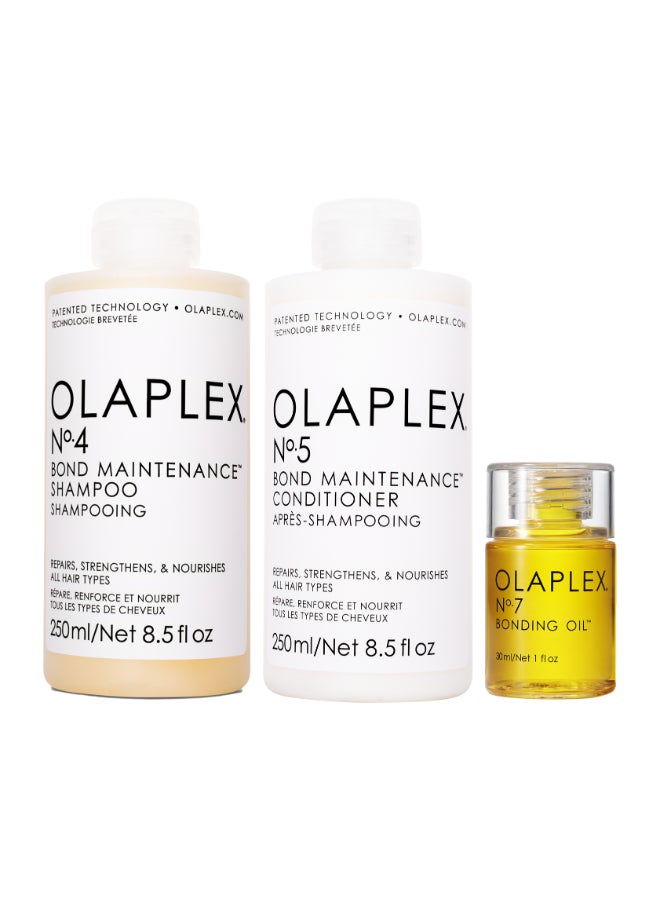 Pack Of 3 Bond Maintenance Set 530ml
