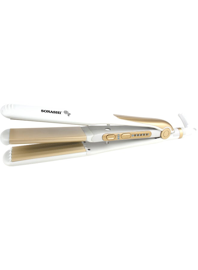 2-Piece Brows Hair Remover Set With Straightener SHS-2082 + SLD-823 White/Gold - image 2