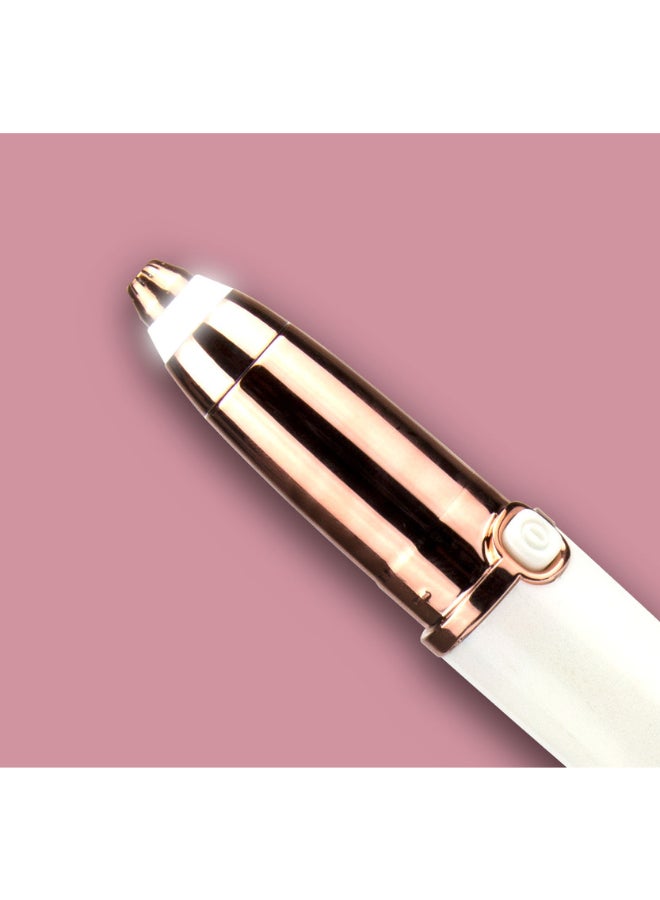 2-Piece Brows Hair Remover Set With Straightener SHS-2082 + SLD-823 White/Gold - image 5