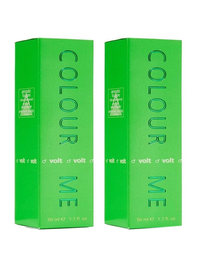 2-Piece Colour Me Volt EDT 50ml