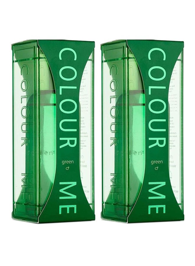 2-Piece Colour Me Green EDT 90ml