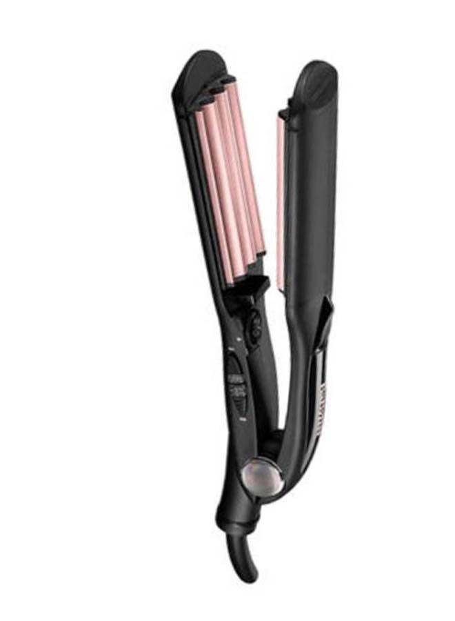 Crimper Ceramic  Hair Straightener Black/Pink