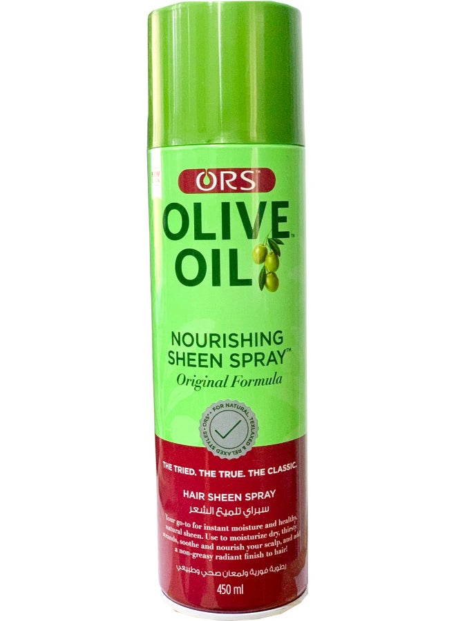 Olive Oil Hair Sheen Spray - 1pcs 450ml