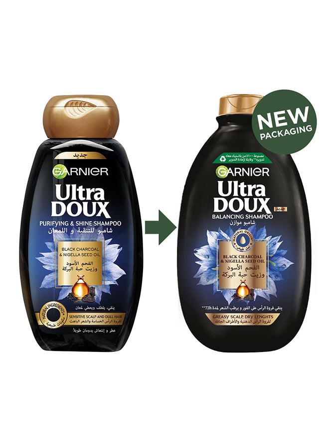Ultra Doux Balancing Shampoo Black Charcoal Nigella Seed Oil 200ml - image 2