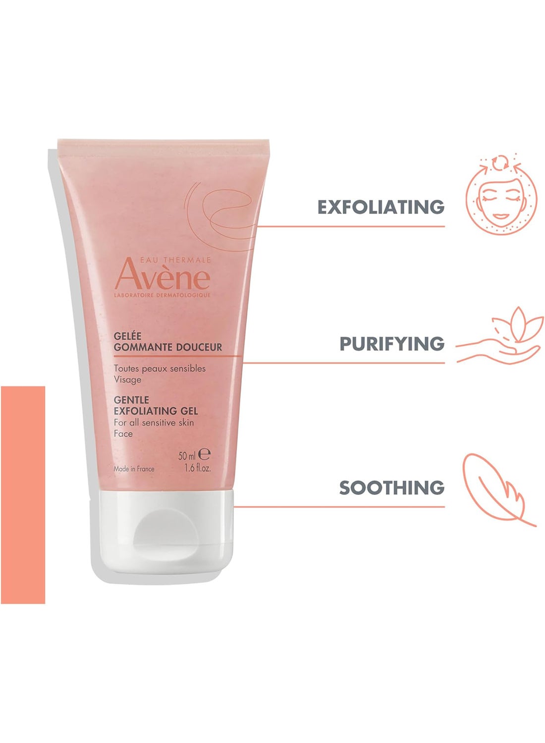 AVENE Getle Exfoliating Gel 75 ml Clear 75ml - image 4