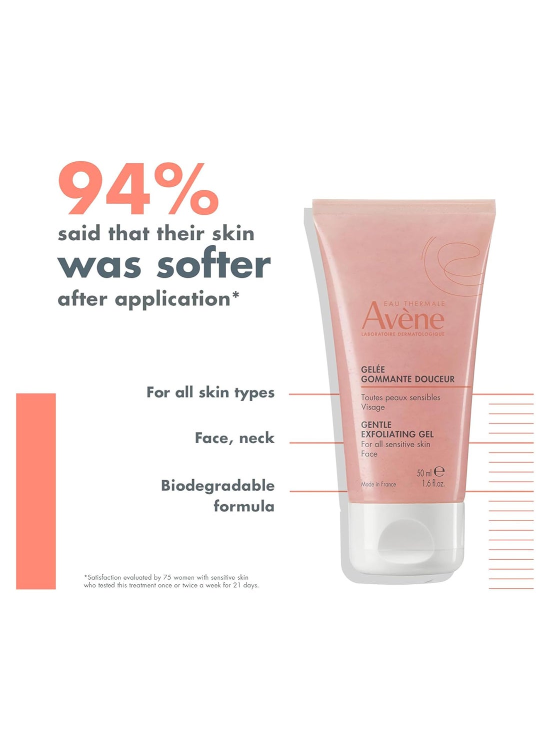 AVENE Getle Exfoliating Gel 75 ml Clear 75ml - image 6