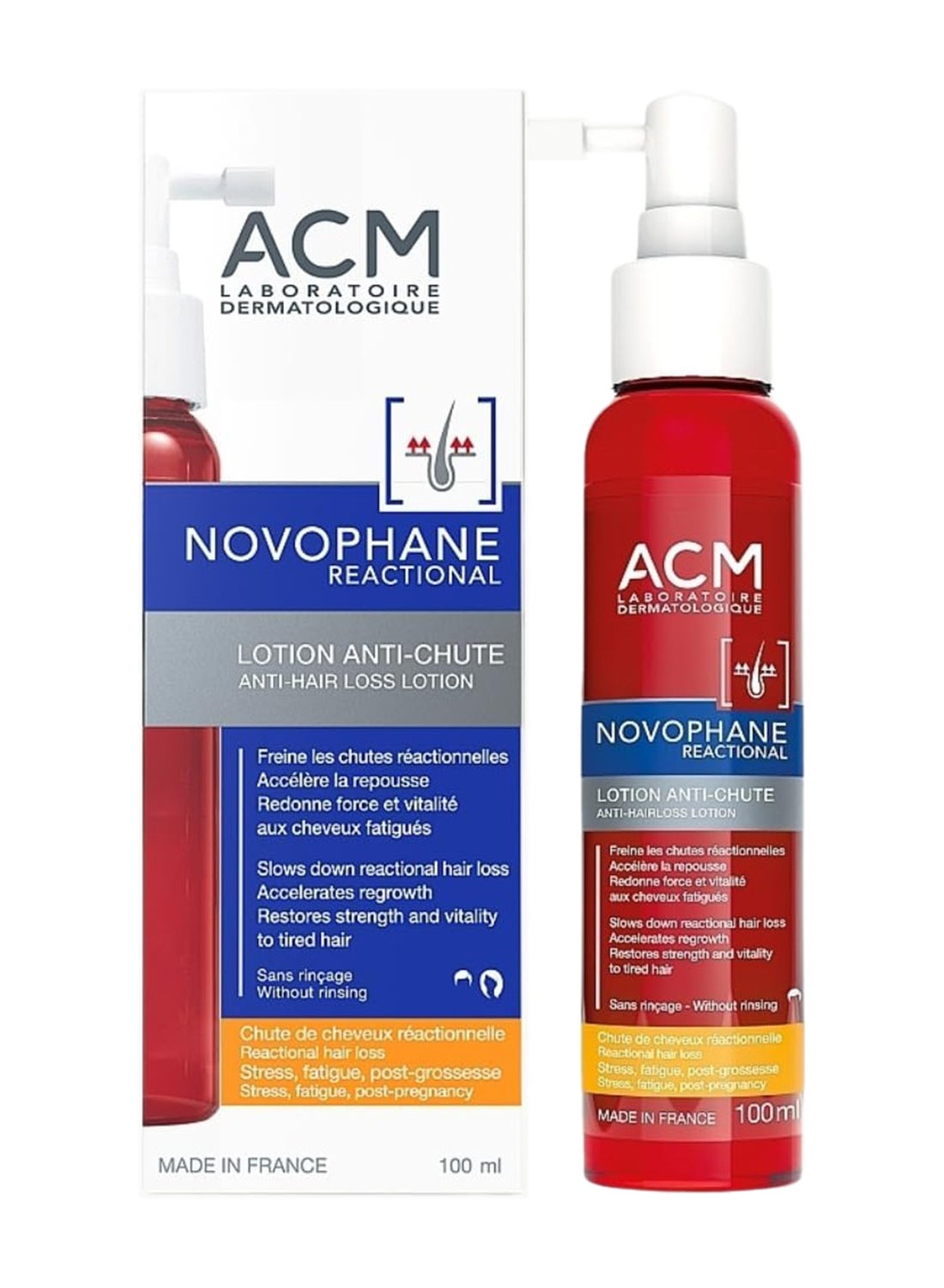 Novophane Anti-Hair Loss Lotion, 100ml – Hair Tonic to Reduce Hair Fall & Stimulate Growth Clear 100ml