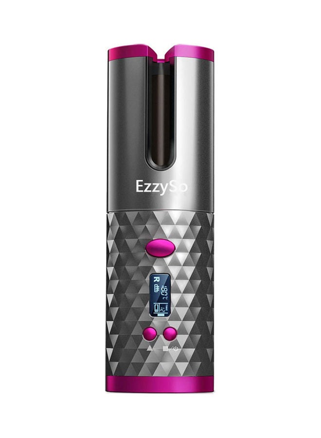 Rechargeable Hair Curler Grey/Pink 450grams