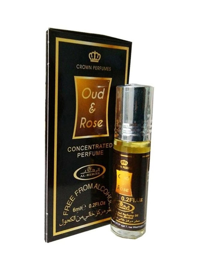 6-Piece Oud And Rose Concentrated Perfume Oil 6ml