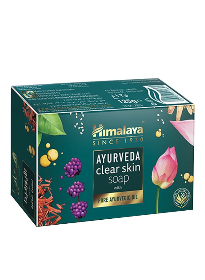 Ayurveda Clear Skin  Soap With Pure Ayurvedic Oil 125grams