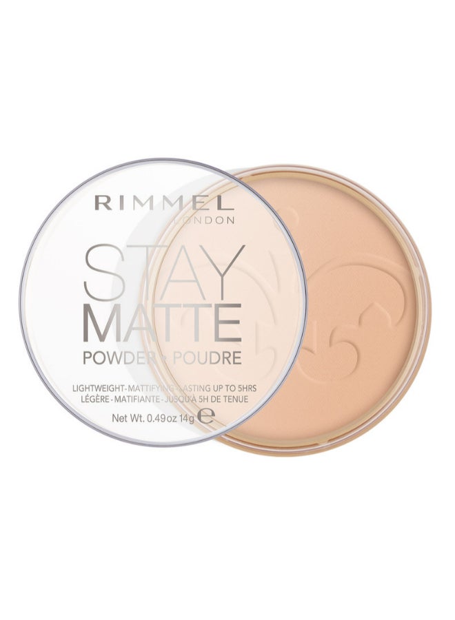 Stay Matte Pressed Powder 05 Silky Beige