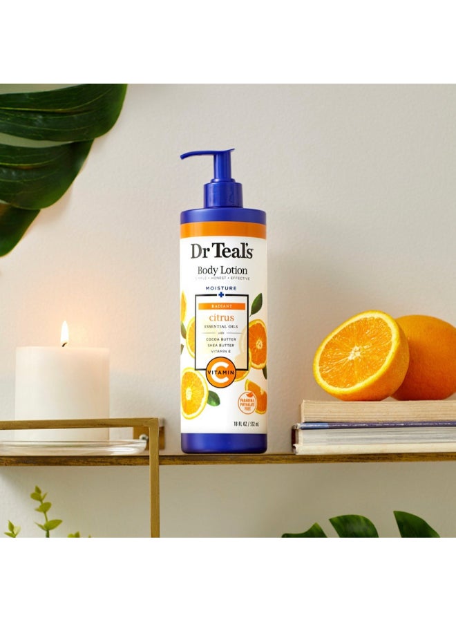 Citrus Body Lotion for Moisture & Radiance - Promotes Glowing, Youthful Skin & Uplifts Mood with Vitamin C 532ml - image 4