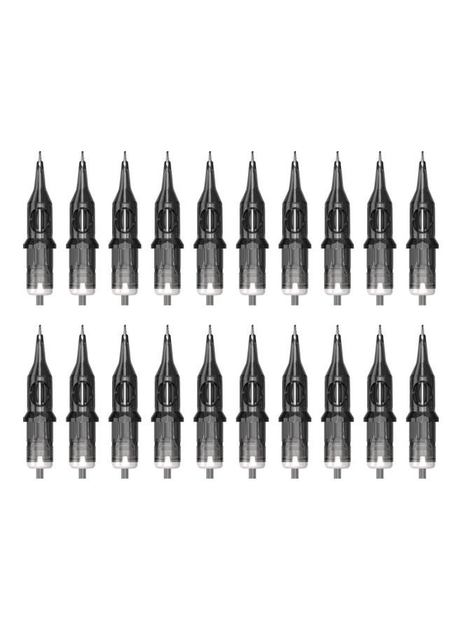 20-Piece Tattoo Cartridge Needle Black