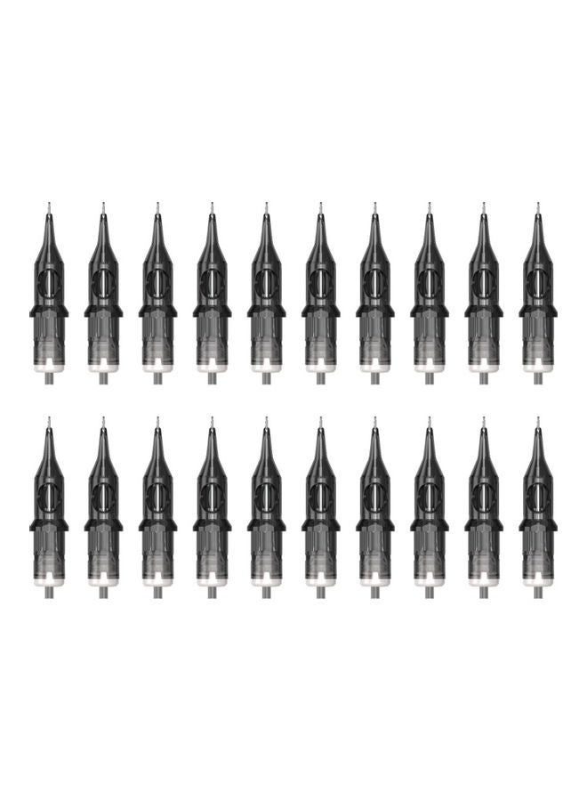 20-Piece Tattoo Cartridge Needle Black
