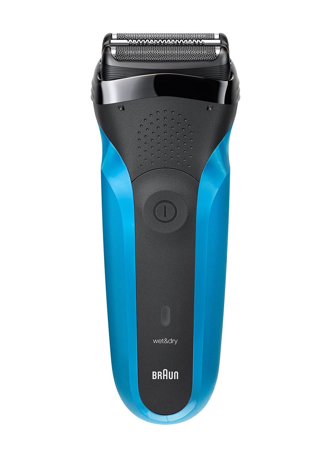Braun Series 3 310 Electric Shaver, Wet&Dry Rechargeable and Cordless Razor for Men Black/Blue