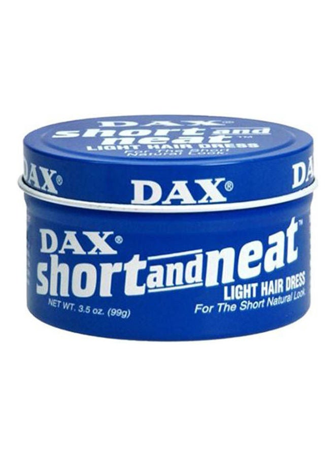 Wax Short And Neat Light Hair Dress Blue 99grams