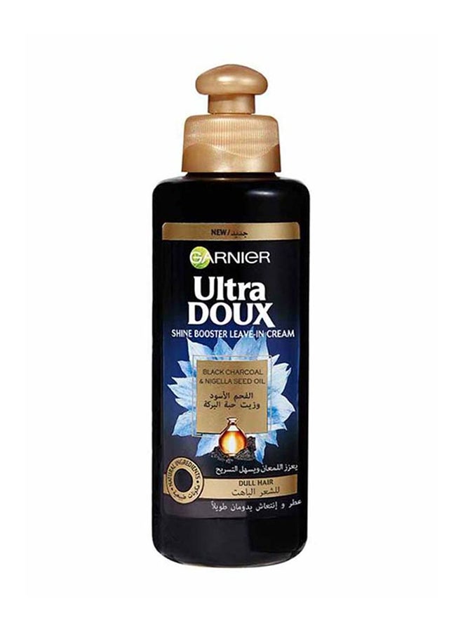 Ultra Doux Black Charcoal & Nigella Seed Oil Shine Booster Leave-in Cream 200ml