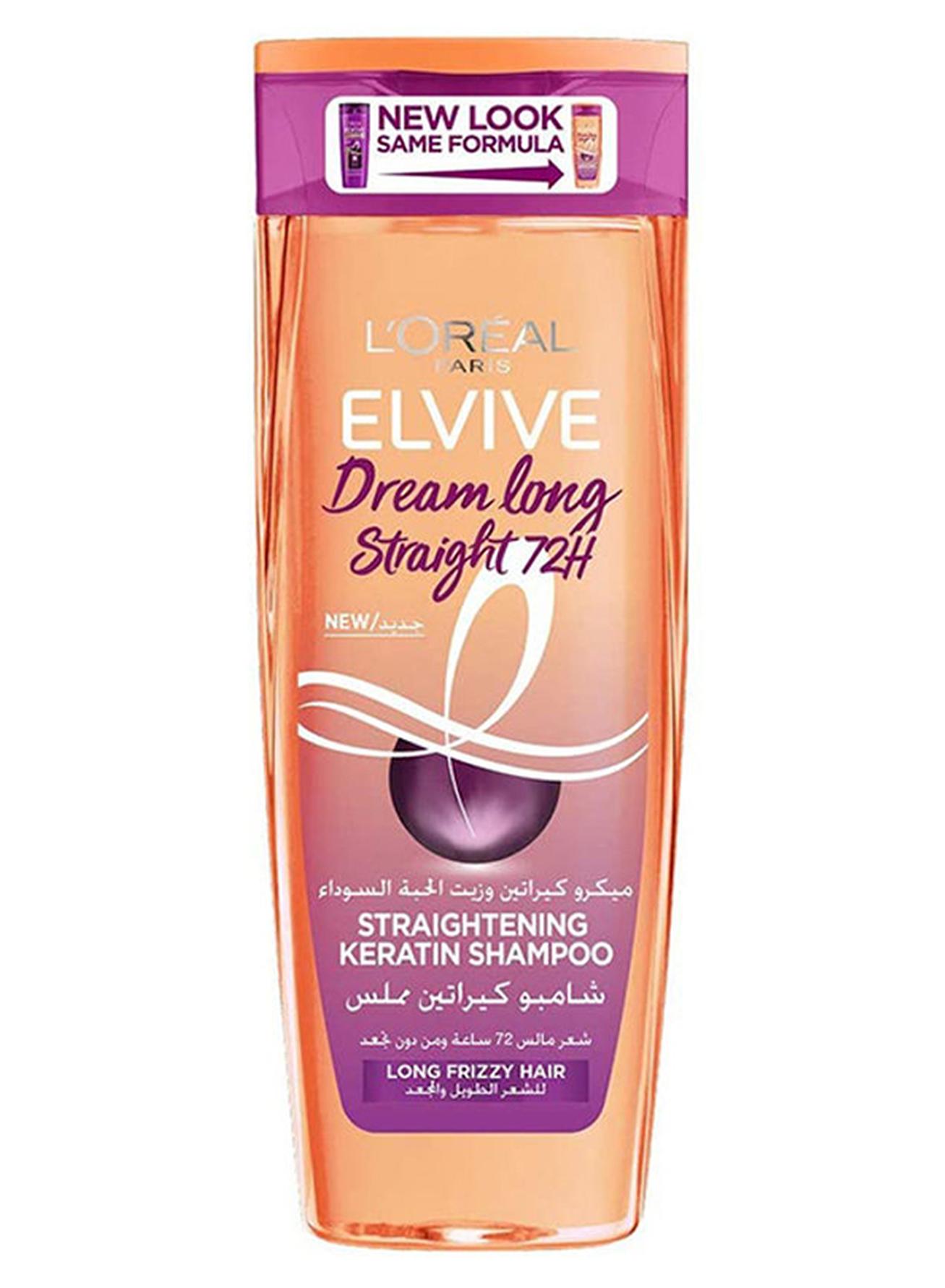 Elvive Dream Long Straightening Keratin Shampoo 400ml, Packaging Might Vary 400ml
