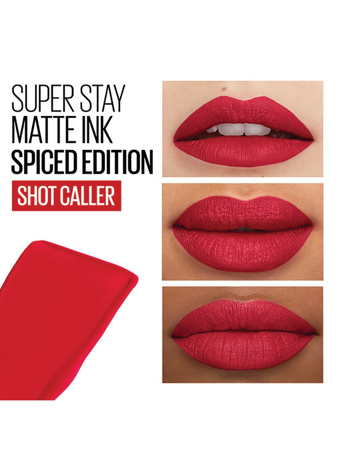 Maybelline New York Superstay Matte Ink Liquid Spiced Lipstick - 325 Shot Caller 325 Shot Caller - image 4