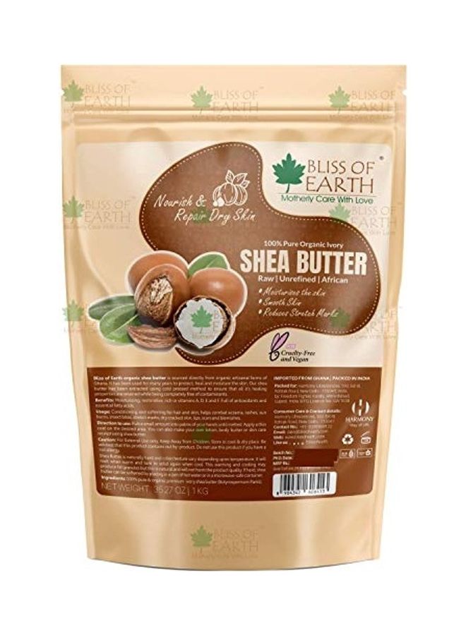Organic Ivory Shea Butter Great For Face, Skin, Body and Lips Multicolour 1kg