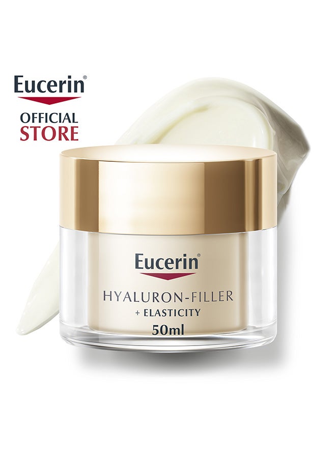 Hyaluron Filler + Elasticity Anti-Aging Face Day Cream With Hyaluronic Acid And Collagen Spf 15 Clear 50ml