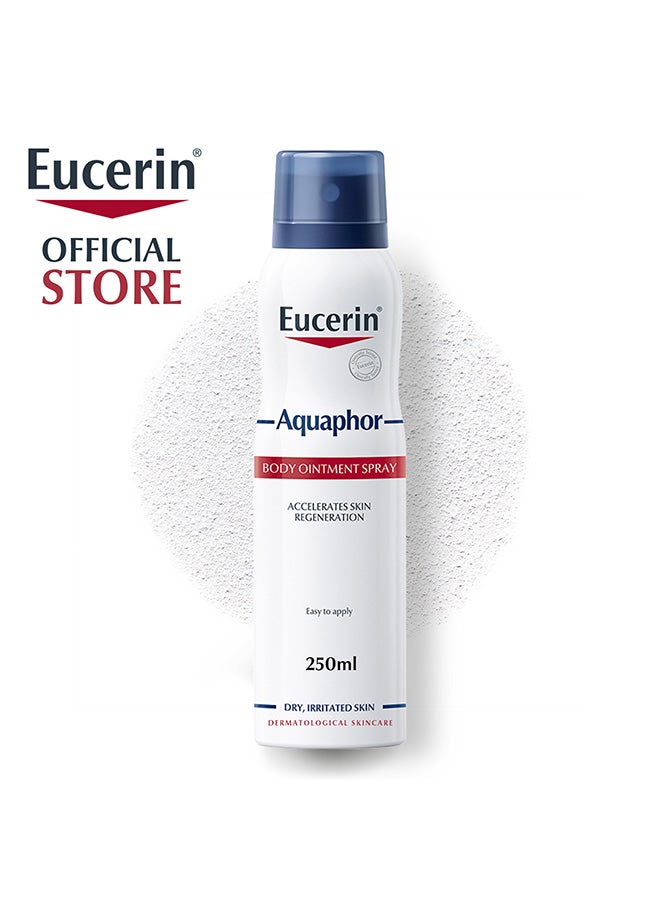Aquaphor Body Ointment Spray With Glycerin And Panthenol,Cracked And Irrated Skin Clear 250ml