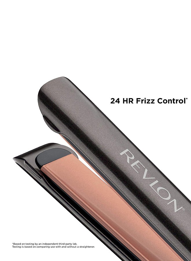 Salon Straight Copper Smooth Styler Black 125mm - image 6