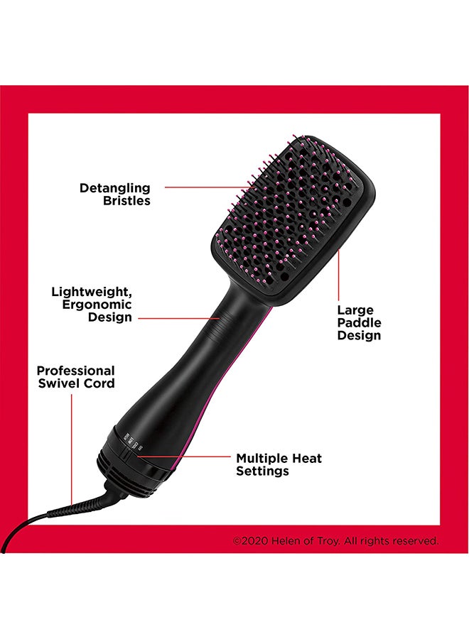 Revlon Perfect Heat One Step Dryer &  Styler, 1100 Watts, 2 heat speed setting. Large paddle design. Black - image 2
