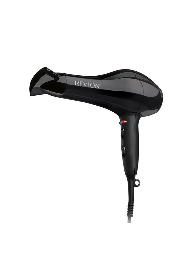 Revlon Salon Performance Hair Dryer, 2000 Watts, 2 speed and 3 heat setting Black 28 x 10 x 25cm
