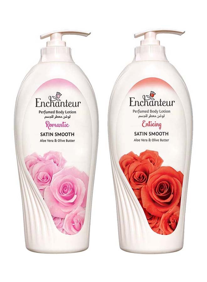 Lotion Assorted Romantic And Enticing Multicolour 2x500ml