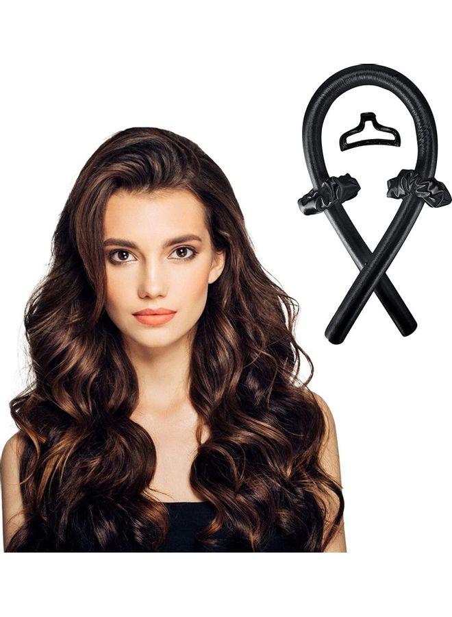 Sponge Heatless Curl Hair Ribbon Set Multicolour