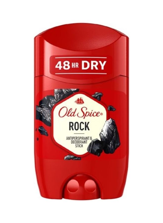 Rock Antiperspirant And Deodorant Stick Red 50ml