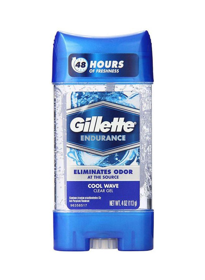 Endurance Clear Gel Cool Wave Anti-Perspirant  Deodorant Blue