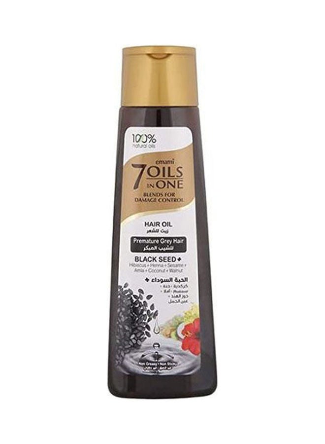 7 Oils In 1 Black Seed Hair Oil Brown 300ml
