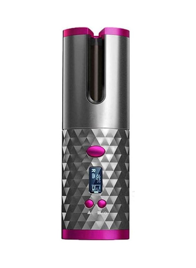 Rechargeable Cordless Automatic Hair Curler Silver/Pink/Black