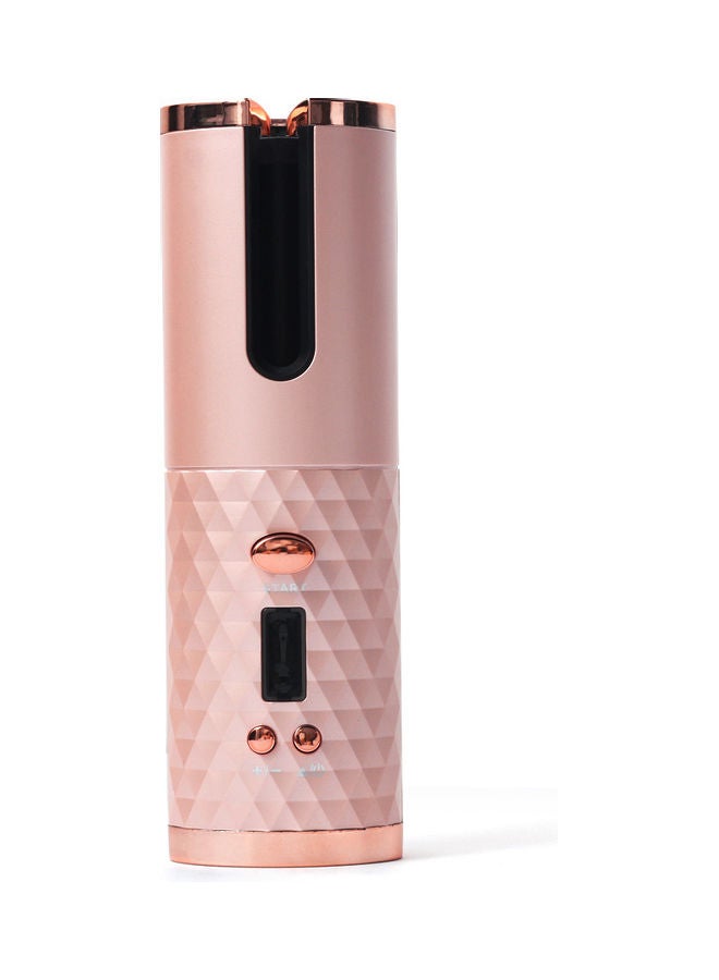 Rechargeable  Automatic Hair Curler Rose Gold