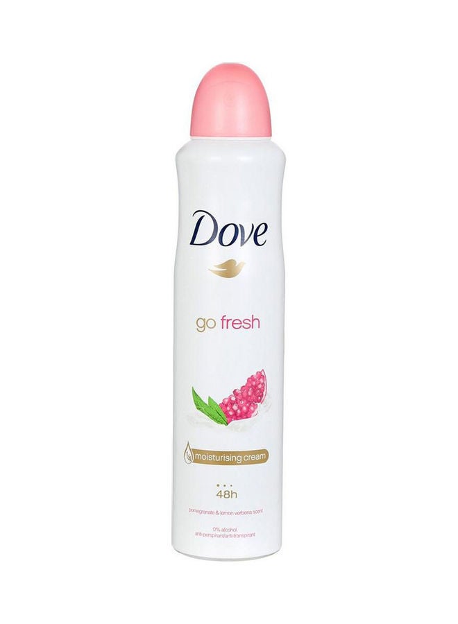 Antiperspirant Pomegranate Deodorant Go Fresh Spray White 150ml