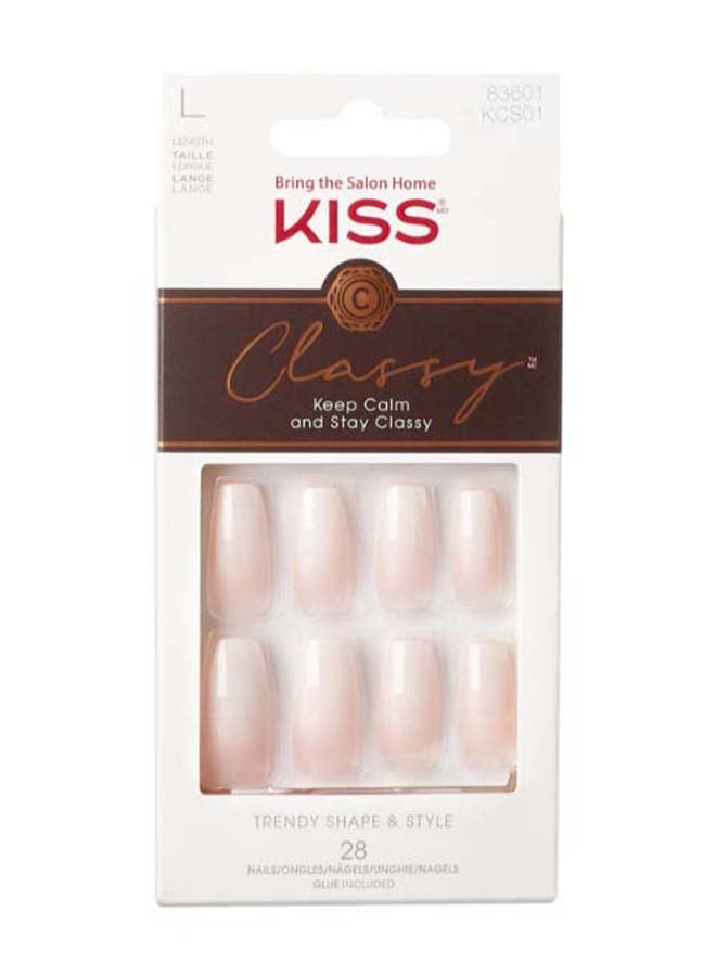 Classy Large Nails Be You Tiful