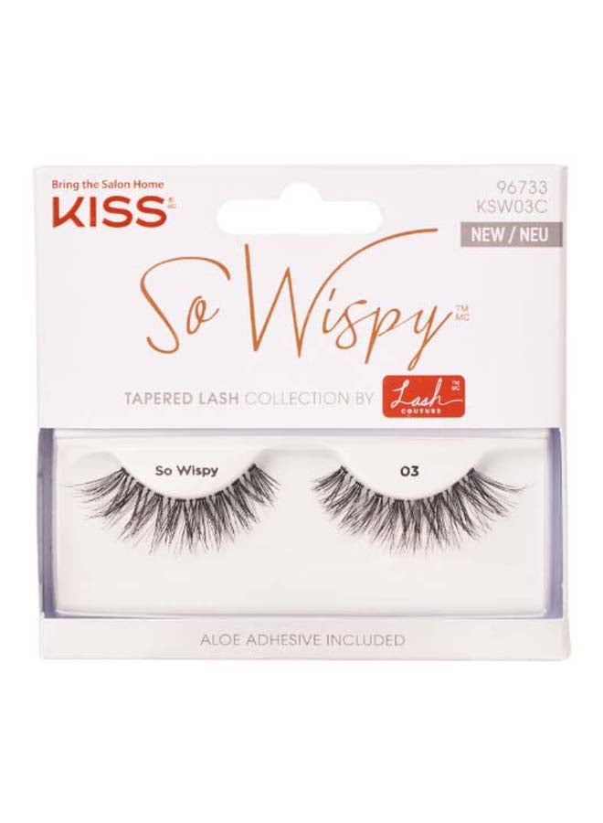 So Wispy Tapered Lash Collection Black