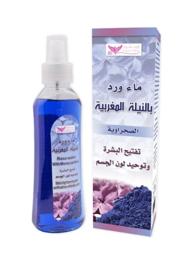 Rose Water with Moroccan Nella Blue 200ml